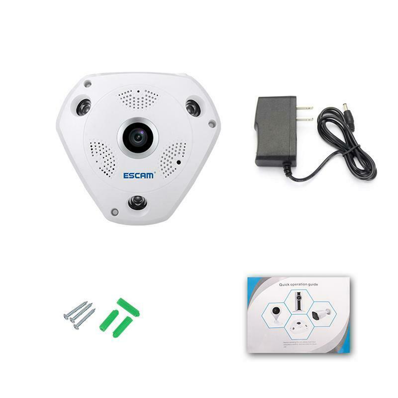 960P IR 10m 1.3MP 360 Fisheye QP180 WiFi IP Camera Not support