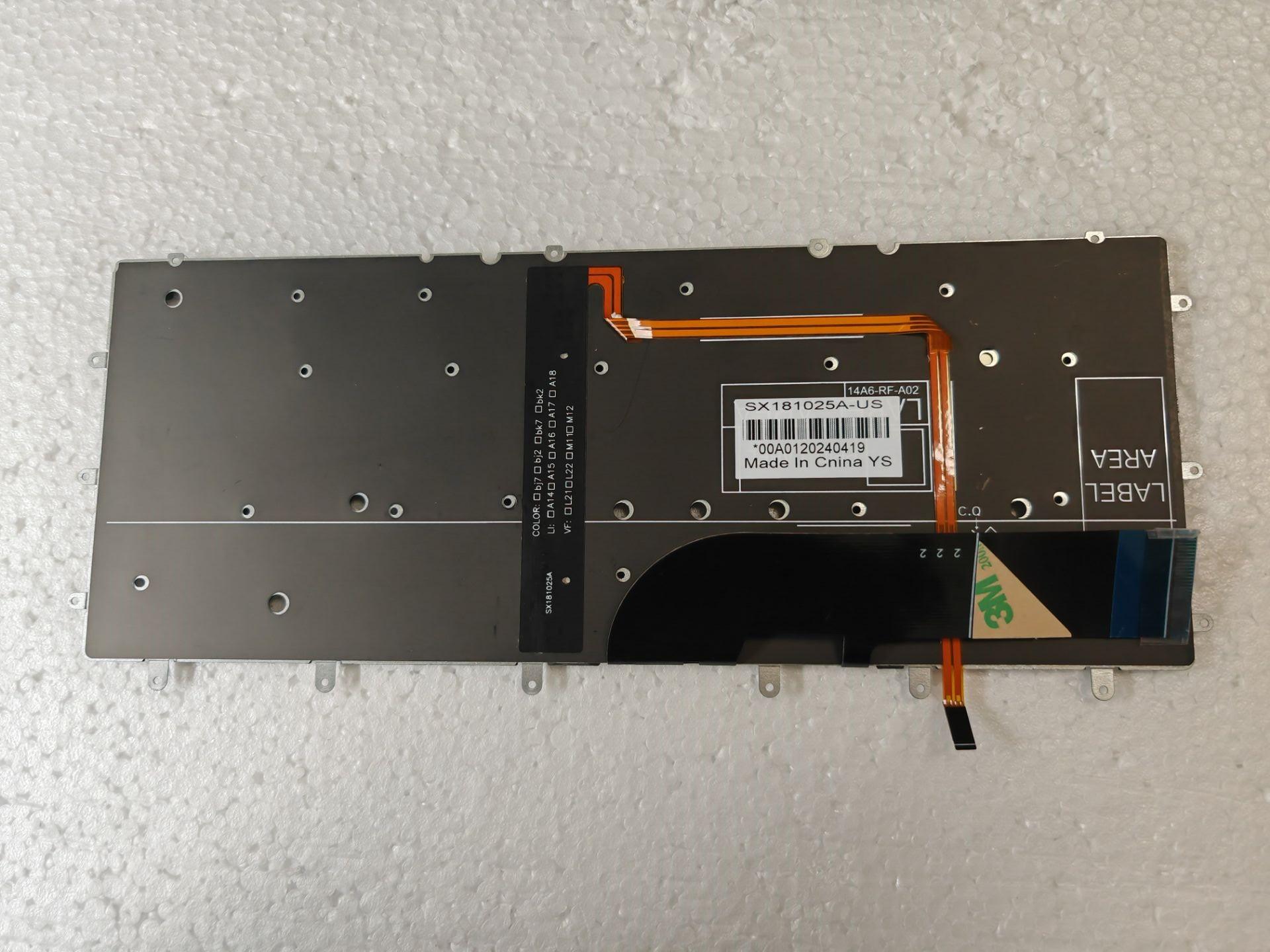 New for Dell XPS 13 9343 13 9350 13 9360 Keyboard US Backlit