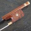 Gold Alloy Fitted Pernambuco Viola Bow Snakewood Frog（4/4）Mongolian Horse Hair