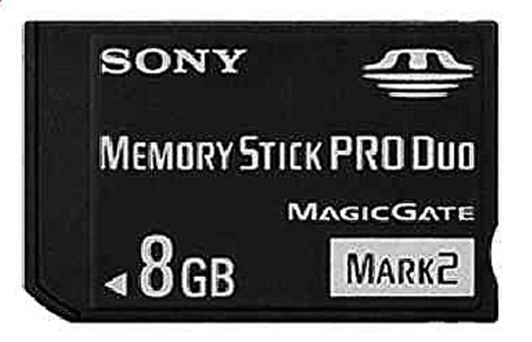 Mark2 Memory Stick MS Pro Duo Memory Card for Sony 8GB PSP and Cybershot Camera
