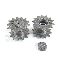 Henglong Scala 1/16 USA M4A3 Sherman RC Tank 3898 Metal Fury Barrel Pezzo di ricambio