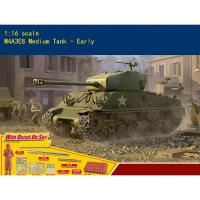 Trumpeter 61619 1/16 M4A3E8 Medium Tank Early Plastic Static Model Armor Kit