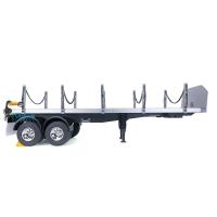 TOUCAN 1:14 2Axle RC Tractor Flatbed Semi Trailer for RC TAMIYA Tractor Truck