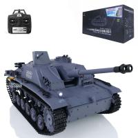 RC BATTLE TANK 1/16 TRANSMITTER 2.4GHｚ Henglong 1/16 7.0 Upgraded German Stug III IR BB RTR RC Tank