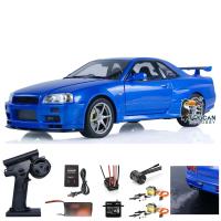 USED Capo 1:8 4WD RC Drift Racing Car R34 RTR Brushless Motor Sound Smoke Light