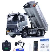 DoubleE 1/14 Hydraulic RC Dump Truck 6x6 FMX Radio Control Dumper Car Model