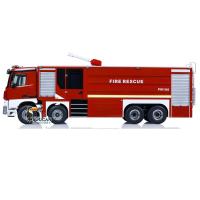 8x4 1:14 RC Fire Fighting Truck Vehicle Model Assembled Light Sounds Radio