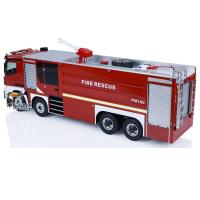 8x4 1:14 RC Fire Fighting Truck Vehicle Model Assembled Light Sounds Radio