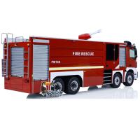 8x4 1:14 RC Fire Fighting Truck Vehicle Model Assembled Light Sounds Radio