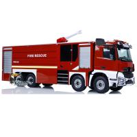 8x4 1:14 RC Fire Fighting Truck Vehicle Model Assembled Light Sounds Radio