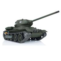 1/16 7.0 Upgraded Henglong Soviet T34-85 RTR RC Tank Model 3909 w/ Metal Tracks