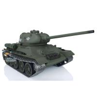 1/16 7.0 Upgraded Henglong Soviet T34-85 RTR RC Tank Model 3909 w/ Metal Tracks