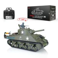 Henglong 1:16 Plastic M4A3Sherman 3898 Radio Control Infrared Combat RTR RC Tank