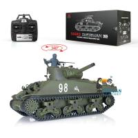 Henglong 1:16 Plastic M4A3Sherman 3898 Radio Control Infrared Combat RTR RC Tank
