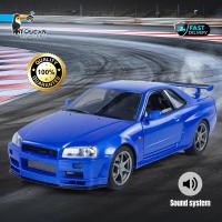 USED Capo 1:8 4WD RC Drift Racing Car R34 RTR Brushless Motor Sound Smoke Light