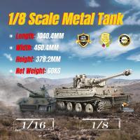 Henglong 1/8 Scale Full Metal German Tiger I RTR RC Tank 3818 Model Tracks Wheel