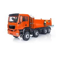 1/14 8x8 LESU Hydraulic RC Dump Tipper Truck Car Model Customized Painted Light