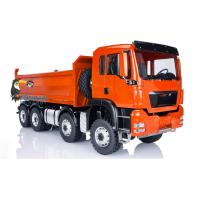 1/14 8x8 LESU Hydraulic RC Dump Tipper Truck Car Model Customized Painted Light