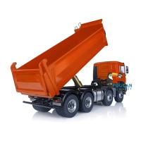 1/14 8x8 LESU Hydraulic RC Dump Tipper Truck Car Model Customized Painted Light