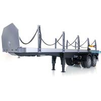 TOUCAN 1:14 2Axle RC Tractor Flatbed Semi Trailer for RC TAMIYA Tractor Truck