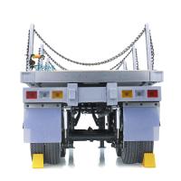 TOUCAN 1:14 2Axle RC Tractor Flatbed Semi Trailer for RC TAMIYA Tractor Truck