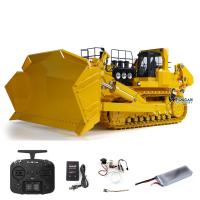 JDMODEL 1/14 Hydraulic RC Bulldozer 575 Dozer Model Smoke Sound Frsky X14 Radio