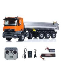 PRICE DROP! US Stock 1/14 5801 Kabolite Tractor Truck 3Axles 4X4 Dumper Trailer