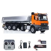 PRICE DROP! US Stock 1/14 5801 Kabolite Tractor Truck 3Axles 4X4 Dumper Trailer