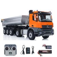PRICE DROP! US Stock 1/14 5801 Kabolite Tractor Truck 3Axles 4X4 Dumper Trailer