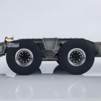 LESU 872MM Metal Wood 4Axles Trailer for 1/14 RC TAMIYA Tractor Truck Model