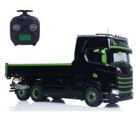 6x6 1/14 Hydraulic RC Dumper Car Metal Roll-on-off Full Dump Truck Tipper Model