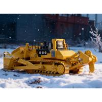 JDMODEL 1/14 Hydraulic RC Bulldozer 575 Dozer Model Smoke Sound Frsky X14 Radio