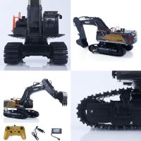 HUINA 1/14 Scale 592 RC Tracked Excavator Digger Model 2.4G Radio Light Sound
