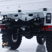 4X4 1/14 RC Off Road Metal Truck MT44023 Sound Wheel Hub Reduction Axle Lock