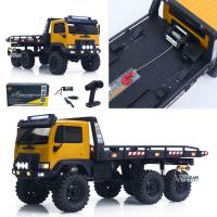 Hobby Plus 1/18 Off Road Car 6X6 RC Flatbed Truck 2Speed Gearbox ESC Radio RTR