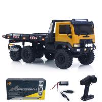 Hobby Plus 1/18 Off Road Car 6X6 RC Flatbed Truck 2Speed Gearbox ESC Radio RTR