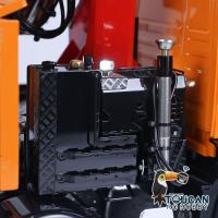 1:14 LESU RC Hydraulic 3-Way 8*8 Dumper Remote Control Crane Dumper Tipper Cars