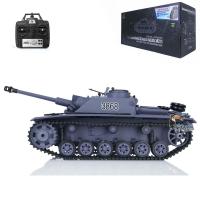 Henglong 2.4G 1/16 7.0 Plastic RC Tank Model German Stug III 3868 RTR BB IR Ver