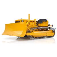 Metal 1/14 RC D7 Dozer Hydraulic Bulldozer RTR Model Flysky Light Sound I6S ESC