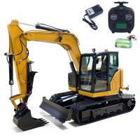 1/14 Metal Hydraulic RC Excavator C308 4Valve RTR Digger ST8 Radio Light Battery