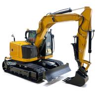 1/14 Metal Hydraulic RC Excavator C308 4Valve RTR Digger ST8 Radio Light Battery