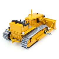 Metal 1/14 RC D7 Dozer Hydraulic Bulldozer RTR Model Flysky Light Sound I6S ESC