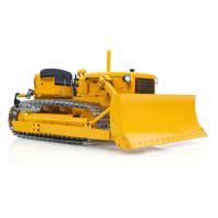 Metal 1/14 RC D7 Dozer Hydraulic Bulldozer RTR Model Flysky Light Sound I6S ESC