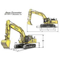 LESU 1/14 PC500 Hydraulic RC Excavator RTR Digger PL18EVLite Radio Light Battery