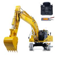 LESU 1/14 PC500 Hydraulic RC Excavator RTR Digger PL18EVLite Radio Light Battery