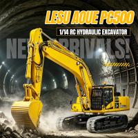 LESU 1/14 PC500 Hydraulic RC Excavator RTR Digger PL18EVLite Radio Light Battery