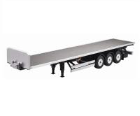 US Stock TOUCANRC Chassis Flatbed Semi Trailer for 1/14 RC TAMIYA Truck Model