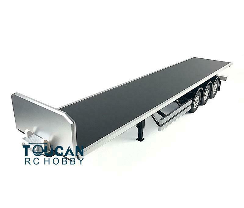 TOUCANRC 1/14 Chassis Flatbed Semi Trailer for RC Tamiya