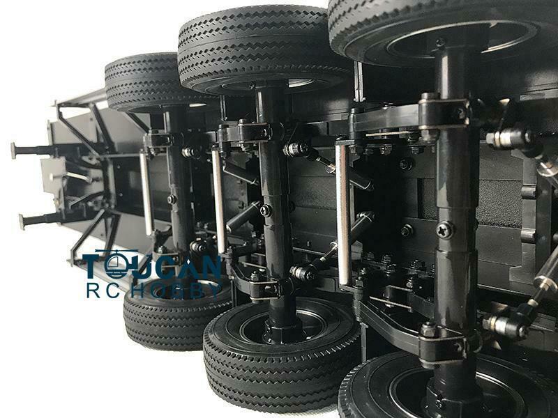 TOUCANRC 1/14 Chassis Flatbed Semi Trailer for RC Tamiya