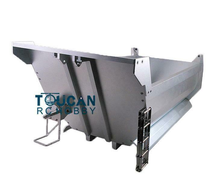TOUCANRC 1/14 44cm Metal Bucket for Tamiya RC Semi Trailer Dumper Truck Car DIY